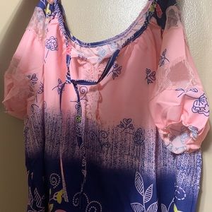 Xl light fabric Summer Blouse